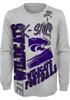 Boys Grey K-State Wildcats Game Day Vibes Long Sleeve T-Shirt