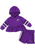 Infant Girls K-State Wildcats Purple Colosseum Spoonful Top and Bottom Set