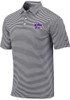 Mens K-State Wildcats Black Columbia Club Invite Short Sleeve Polo Shirt