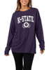 Womens Purple K-State Wildcats Forever LS Tee