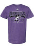 Purple K-State Wildcats 2022 Big 12 Football Champions Short Sleeve Fashion T Shirt