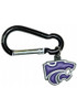 Purple K-State Wildcats Clip Keychain