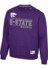 Mens K-State Wildcats Purple Colosseum Ill Be Back Crew Sweatshirt