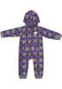 Baby K-State Wildcats Purple Colosseum Plugged In Loungewear One Piece Pajamas