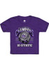 Youth K-State Wildcats Purple Rally Big 12 Ring Short Sleeve T-Shirt