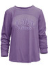 Womens Purple K-State Wildcats Spree LS Tee