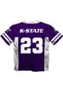 Youth Purple K-State Wildcats Wilson Football Jersey Jersey