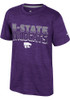 Youth K-State Wildcats Purple Colosseum Creative Control Short Sleeve T-Shirt