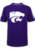 Youth Purple K-State Wildcats Power Short Sleeve T-Shirt
