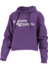 Womens K-State Wildcats Purple Pressbox California Dreaming Hooded Sweatshirt