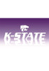 Purple K-State Wildcats Blank Card