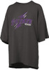 K-State Wildcats Black Pressbox Rock and Roll Short Sleeve T-Shirt