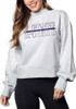 Womens Grey K-State Wildcats Hailey Crew Sweatshirt