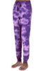 Womens Purple K-State Wildcats Cloud Dye Sweatpants