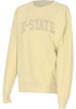 Womens Yellow K-State Wildcats Sport Crew Sweatshirt