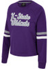 Womens K-State Wildcats Purple Colosseum Talent Competition Crew Sweatshirt