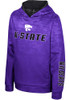 Youth K-State Wildcats Purple Colosseum High Voltage Long Sleeve Hooded Sweatshirt