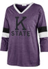 Womens K-State Wildcats Purple 47 Piper LS Tee