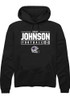 Avery Johnson Rally Mens Black K-State Wildcats NIL Stacked Box Hooded Sweatshirt