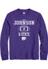 Avery Johnson Rally Mens Purple K-State Wildcats NIL Sport Icon Tee