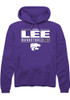 Ayoka Lee Rally Mens Purple K-State Wildcats NIL Stacked Box Hooded Sweatshirt