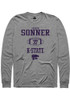 Andrew Sonner Rally Mens Graphite K-State Wildcats NIL Sport Icon Tee