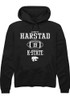 Garrett Harstad Rally Mens Black K-State Wildcats NIL Sport Icon Hooded Sweatshirt