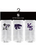 K-State Wildcats Strideline 3 Pack Baby Quarter Socks - Purple