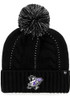 K-State Wildcats 47 Willie Bauble Cuff Womens Knit Hat - Black