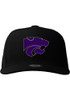 Black K-State Wildcats Black Noggin Boss Mascot Head