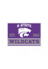 Purple  K-State Wildcats Metal Magnet