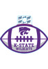 Purple K-State Wildcats Football Stickers