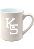 White K-State Wildcats 16 oz Tonal Secondary Logo Mug