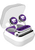 White K-State Wildcats Bluetooth Ear Buds