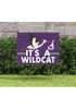 Purple K-State Wildcats 18x24 Stork Yard Sign