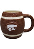 Brown K-State Wildcats 15oz Sculpted Football Logo Mug Mug