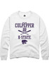 Kaelen Culpepper Rally Mens White K-State Wildcats NIL Sport Icon Crew Sweatshirt