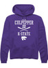 Kaelen Culpepper Rally Mens Purple K-State Wildcats NIL Sport Icon Hooded Sweatshirt