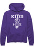 Juliann Kidd Rally Mens Purple K-State Wildcats NIL Sport Icon Hooded Sweatshirt