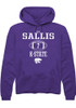 Kameron Sallis Rally Mens Purple K-State Wildcats NIL Sport Icon Hooded Sweatshirt