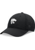 K-State Wildcats Black Tonal Liquese Structured Adjustable Hat
