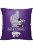 Purple Wildcats Number 1 Fan Pillow