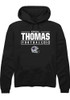 Kanijal Thomas Rally Mens Black K-State Wildcats NIL Stacked Box Hooded Sweatshirt