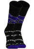 Super Mascot K-State Wildcats Mens Crew Socks - Purple