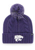 K-State Wildcats 47 Powercat Bauble Cuff Womens Knit Hat - Purple