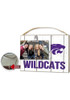 White K-State Wildcats 10x8 Clip It Photo Sign