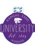 Purple K-State Wildcats Purple Circle Stickers