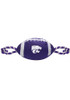 Purple K-State Wildcats Nylon Football Pet Toy