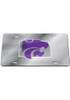K-State Wildcats Silver  State License Plate