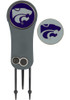 Purple K-State Wildcats Ball Marker Switchblade Divot Tool